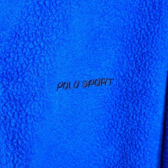 Polo Sport Fleece Hooded Jacket Size L Made in USA - Picture 3 of 6